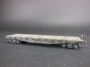 HO SCALE WEATHERED RDG 9440 READING 40' FLAT CAR - Picture 1 of 3