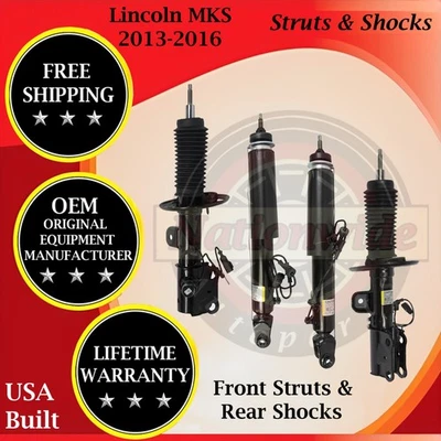 Motorcraft OEM Front Struts & Rear Shocks For 2013-2016 Lincoln MKS Lifetime W. — 第 1/4 张图片