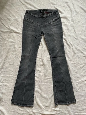 Pantalones de mezclilla Miss Sixty vintage de lujo bootcut tiro bajo figura-abrazados y acampanados talla 29 Foto 1 de 4