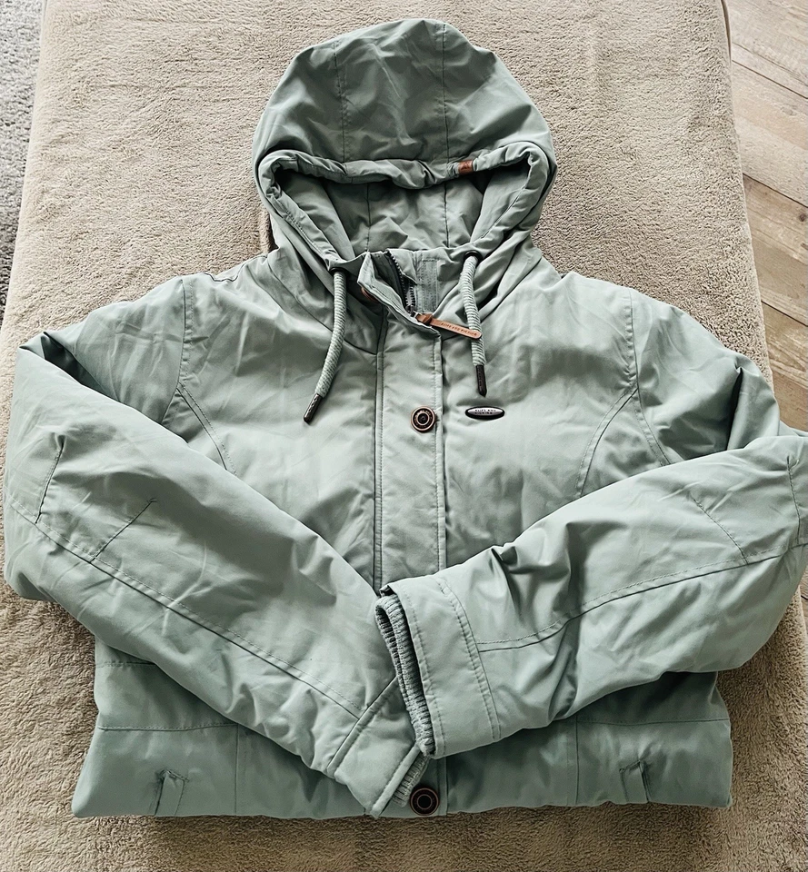 Alife and Kickin Winter Jacke XXL, 46, neuwertig, mint-grün - Bild 1 von 4