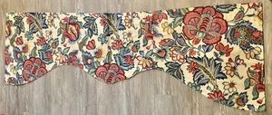 Waverly Windsor Valance Scalloped 100% Cotton - Picture 1 of 9