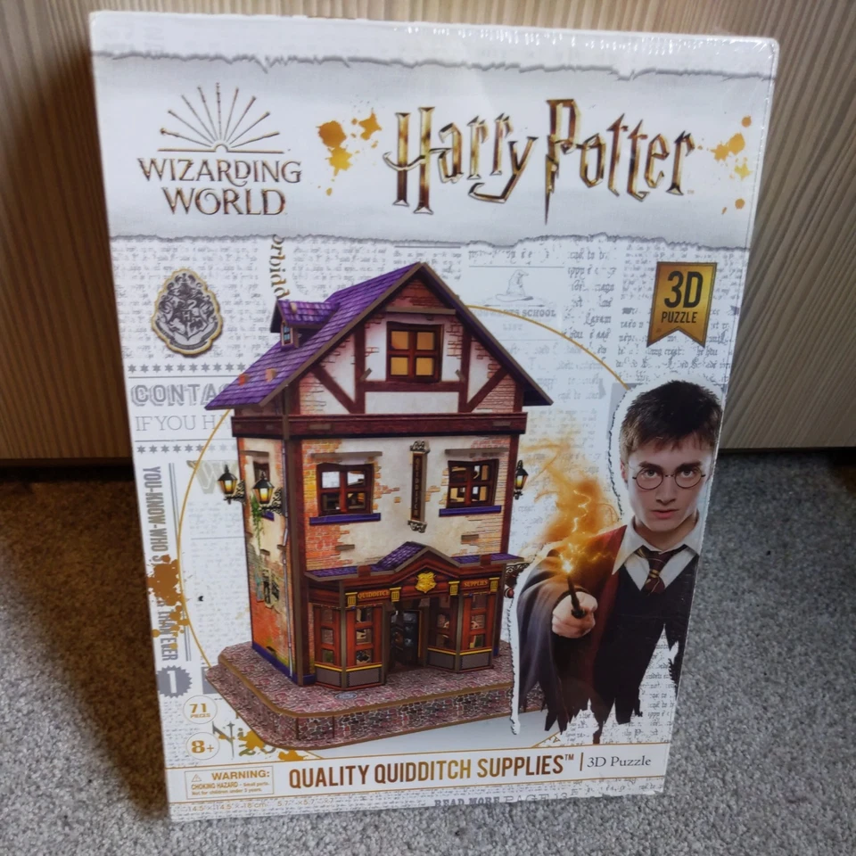 Harry Potter Quality Quidditch Supplies 3D Puzzle - New Sealed - Image 1 of 1