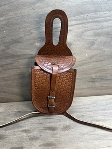 Satteltasche Vintage Leder Western Cowboy Stil Werkzeug geschnitzt San Juan Capistrano - Bild 1 von 15