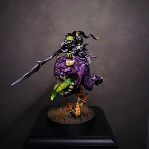 Warhammer Age of Sigmar Loonboss On Giant Cave Squig Glomspite Gitz - Painted - Picture 1 of 2