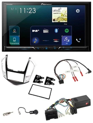 Pioneer Lenkrad Bluetooth USB 2DIN DAB Autoradio für Chevrolet Cruze 2011-2016 s - Bild 1 von 4