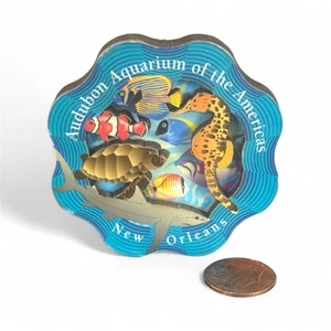 Audubon Aquarium Of The Americas New Orleans Holz Kühlschrankmagnet - Bild 1 von 3