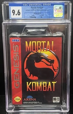 Mortal kombat Sega Genesis, Sealed CGC 9.6 A+ Arena 1993 USA  - Image 1 of 2