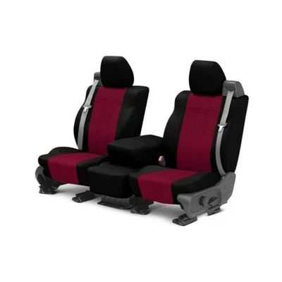For Honda Prelude 92-96 CalTrend NeoPrene 1st Row Black & Red Custom Seat Covers Foto 1 de 4