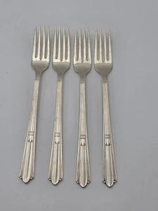 4 tenedores de cena seccionales StratfordPlate de colección marcados IS - Imagen 1 de 5