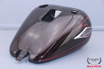 2011 Harley Softail Heritage Fuel Gas Tank MERLOT SUNGLO VIVID BLACK #4119 - Image 1 of 4
