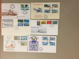 Six AVIATION fdc - Picture 1 of 1