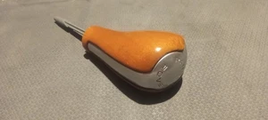 2003-12 Land Rover L322 Range Rover Automatic Gear Shifter Shift Lever Wood Knob - Foto 1 di 13