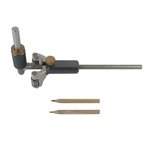 HFS  Wood Scribe Tool Dual-purpose Lines  Arcs Wheel Marking Gauge Metric 120mm - Picture 1 of 8