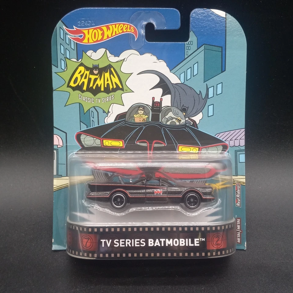 HOT WHEELS RETRO ENTERTAINMENT BATMAN CLASSIC TV SERIES BATMOBILE AR4 - Image 1 of 4