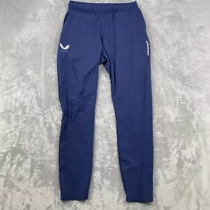 Castore Pants Mens Medium Navy Blue Active Woven Joggers - Picture 1 of 14