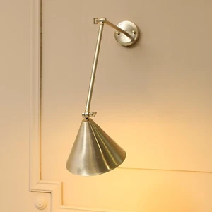 PALIO Wall sconce lamp light in industrial Sconce Minimal Sconce Gold Wall Lamp - Picture 1 of 8