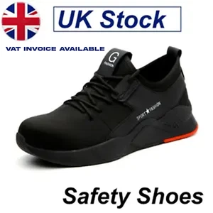 Lightweight Safety Shoes Mens/Womens Steel Toe Cap Work Boots Trainers Hiking UK - Picture 1 of 9