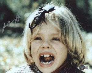 GIOVANNI FREZZA SIGNED 8x10 PHOTO CHILD ACTOR IN HORROR MOVIES RARE BECKETT BAS - Picture 1 of 2