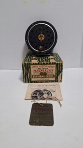 VINTAGE PFLUEGER 1496 1/2 SINGLE ACTION FLIEGEN ANGELROLLE MIT OVP - Bild 1 von 16