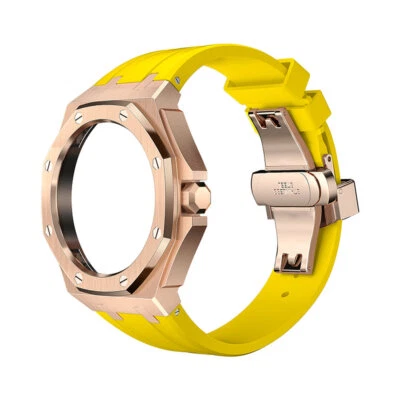 Funda Premium de Acero Inoxidable 316L + Correa de Silicona AP Mod Kit para Huawei GT Cyber Foto 1 de 4