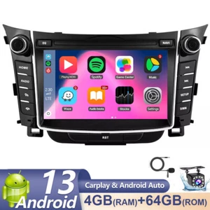 64GB Android 13 Car Stereo For Hyundai I30/Elantra GT 2012-2016 Radio Carplay - Picture 1 of 9