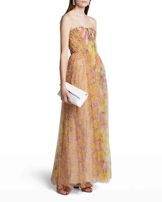 Vestido de tul estampado sin tirantes JASON WU COLLECTION Foto 1 de 4