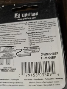 Littelfuse FHM200BP mini-fuse Add-A-Circuit Kit - Foto 1 di 3
