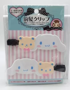 Sanrio Cinnamoroll 2" plastic bangs hair clip figure set Japan rhinestone - Picture 1 of 1