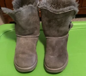 UGG Boots, Größe (10), grau. I. Guter gebrauchter Zustand. - Bild 1 von 3