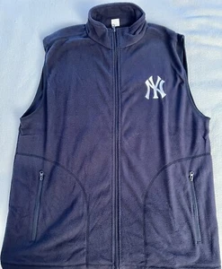 NY YANKEES WESTE FLEECEJACKE SGA XL 9/22/2023 BLAU MLB BASEBALL KEIN SPONSOR - Bild 1 von 6