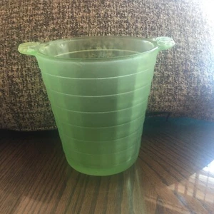 Server Ghiaccio Vintage Frigidaire Icerver Secchio Vetro Depressione Verde Canfora Originale - Foto 1 di 13