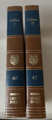 Набор из 2 книг Britannica Great Books Edward GIBBON Decline And Fall Roman Empire - Изображение 1 из 4