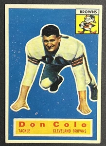 1956 Topps Football Don Colo #57 VGEX Cleveland Browns - Picture 1 of 4