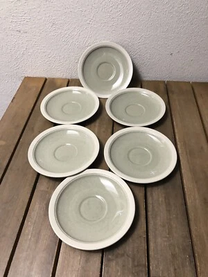 Mikasa Stone Craft Mesa Verde CF402 Saucers 6 5/8” Set of 6 - Image 1 of 4