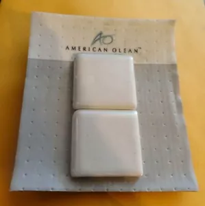 2 American Olean Start Line Bullnose Fliese 2"" x 2"" weiß glänzend Außenecke - Bild 1 von 3