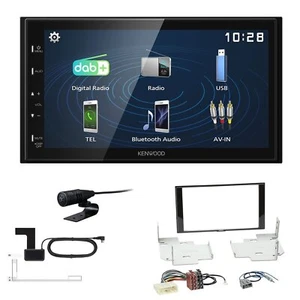 Kenwood DMX129DAB Autoradio für Nissan Note ab 2013 Klavierlack schwarz - Bild 1 von 5