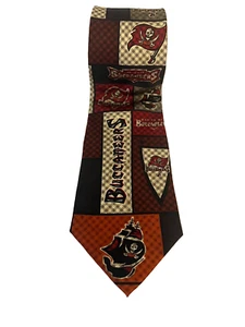 Mens Tie NFL Tampa Bay Buccaneers 100 Silk 57.5" - Picture 1 of 4