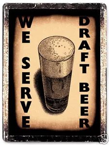 Beer Metal sign for bar tavern pub diner plaque mancave vintage style decor 209 - Picture 1 of 2