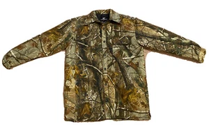 Arctic Shield mens size medium hunting jacket button up brown camouflage  - Picture 1 of 6