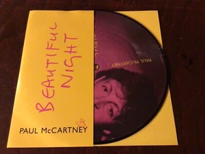 Paul McCartney - Beautiful Night - UK Picture Disc 7" Single. Mint - Picture 1 of 4