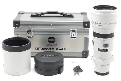 【MINT】 MInolta AF Apo Tele 400mm f/4.5 G High Speed Lens Sony A Mount From JAPAN - Image 1 of 4