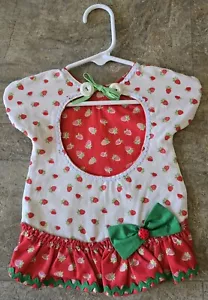New Clothespin Dress Bag Handmade With Lining And Hanger Strawberries #10 - Picture 1 of 4