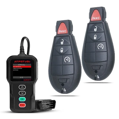 Remote Key fob Kit Tool For 2009-2012 Dodge Ram 1500 Grand Caravan Journey Foto 1 de 4