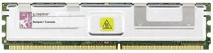 4GB Kit (2x2GB) Kingston DDR2 RAM PC2-5300F 667MHz ECC FB-DIMM KVR667D2D8F5K2/4G - Picture 1 of 1