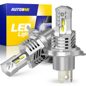 AUTOONE H4 9003 HB2 LED Headlight Bulb High&Low Beam Combo Light Kit 6500K White - Picture 1 of 9