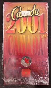*Kengo* Canadá 2001 moneda de cuarto 25c sin circular - SELLADA - @E63 - Imagen 1 de 4