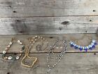 Vintage Lot Of Estate Fashion Jewelry Necklaces & Earrings