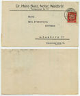 81241 - Faltbrief Notar Hans Busz - Waldbr&#246;l 9.12.1926 nach Hamburg - Inhalt