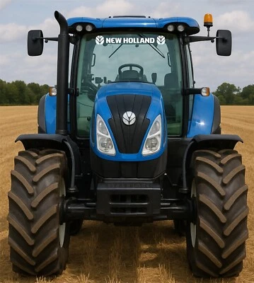 Adesivo parabrezza finestra New Holland Sunstrip decalcomania carattere classico New Holland