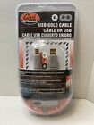 GEEK SQUAD 6' USB GOLD CABLE A-B NEW IN PACKAGING